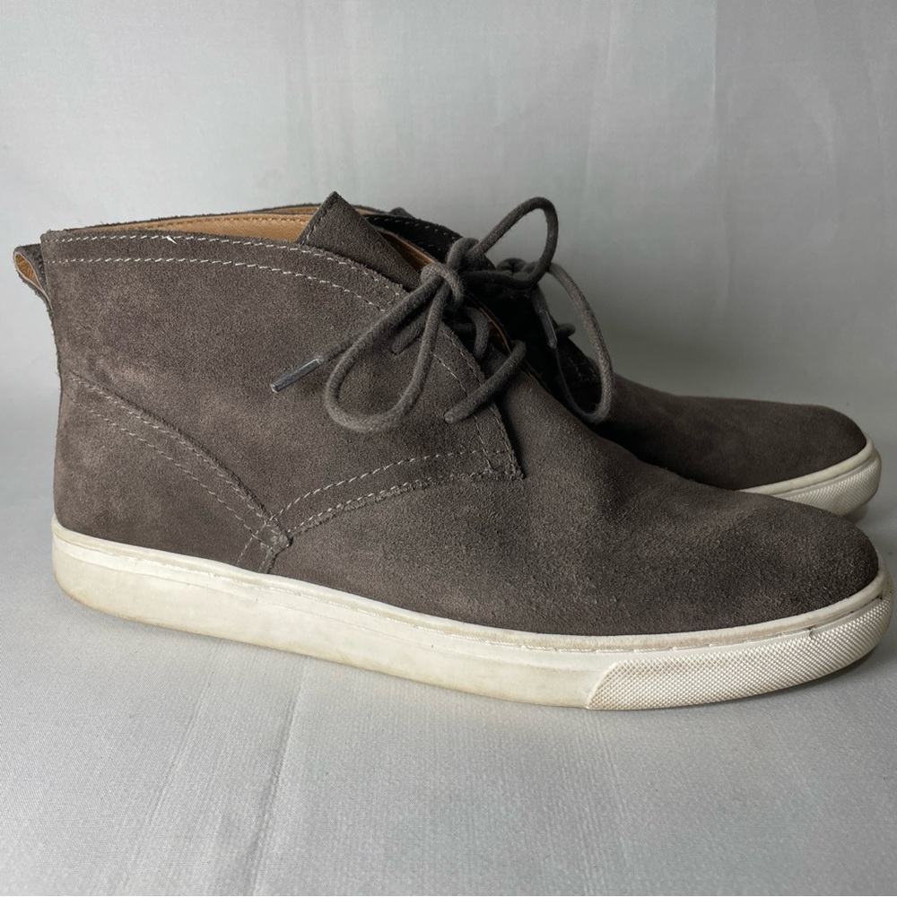 LUCKY BRAND LORELLE High Top Shoes Women's Size 8.5 Slatestone Grey Suede Laced